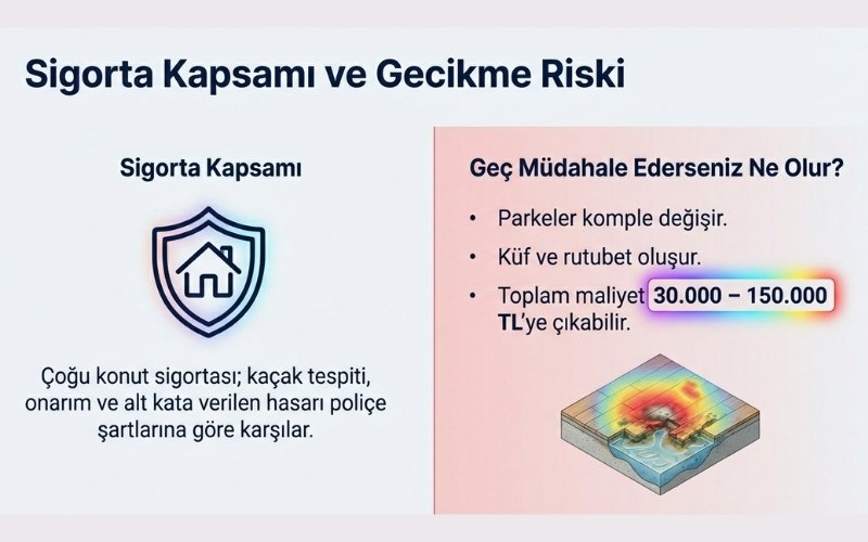 Yerden Isıtma Su Kaçağı Nasıl Bulunur? 12 Sigorta Karşılar mı