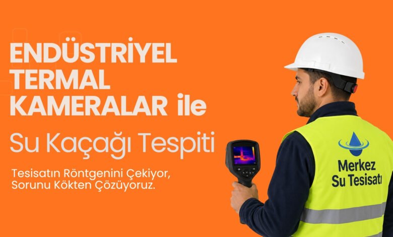 endüstriyel termal kamera ile kaçak tespiti