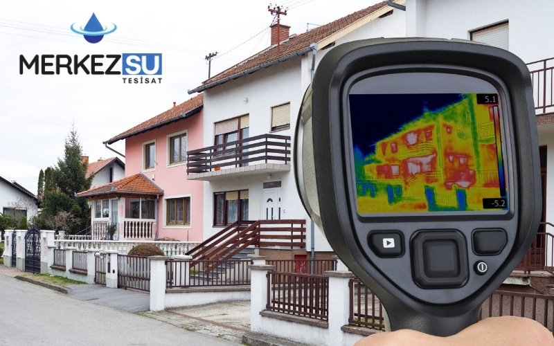 Fayans Altında Su Sızıntısı Tespiti ve Tamiri 3 termal kamera su kaçağı tespiti